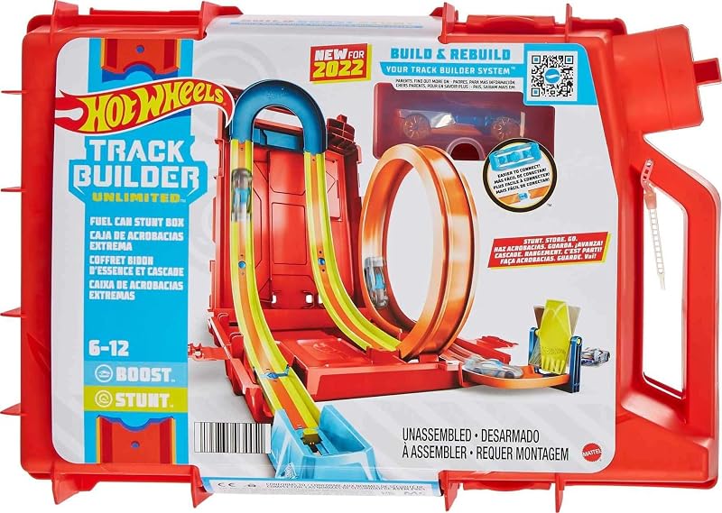 Unlimited Fuel Can Stunt Box Playset y Coche