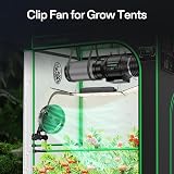 VIVOSUN AeroWave E6 Gen2 Clip Fan 6 inch, EC Motor, 10 Speeds, 2 Modes, IP54 view 2