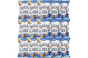 CAULIPUFFS Caulitos – 15 Pack | Lentil, Rice & Cauliflower Chips | Organic, Gluten-Free, Non-GMO, Kosher, Nut-Free, Baked with Avocado Oil (22.5 oz, Vegan Sea Salt)