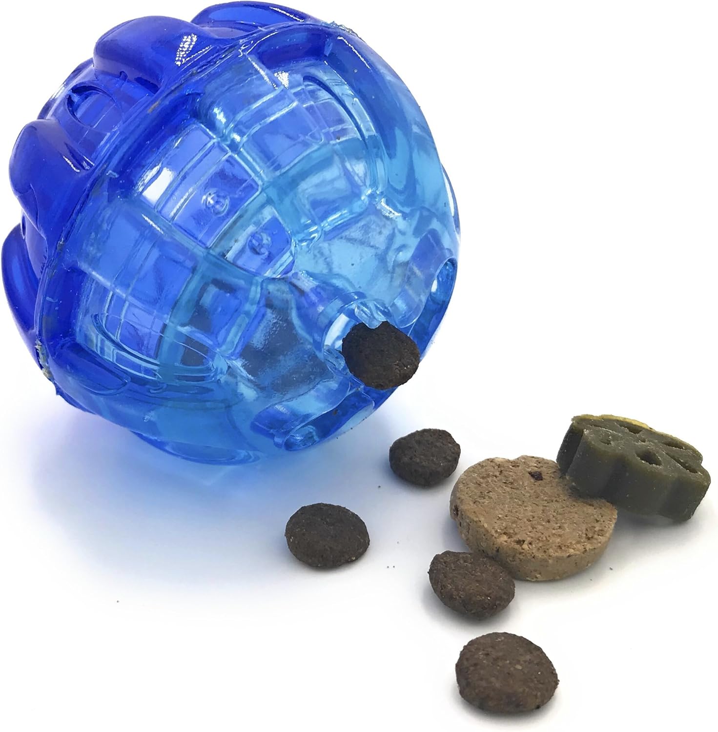 LumoLeaf Interactive Dog Treat Ball, Food Dispensing Chew Toy, Smart IQ