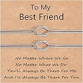 GBTBYS 2/3/4PCS Friendship Bracelets, Love Knot Infinity Best Friend Birthday Gifts for Women Friendship Gifts for Woman Teen Sister Bff Bestie