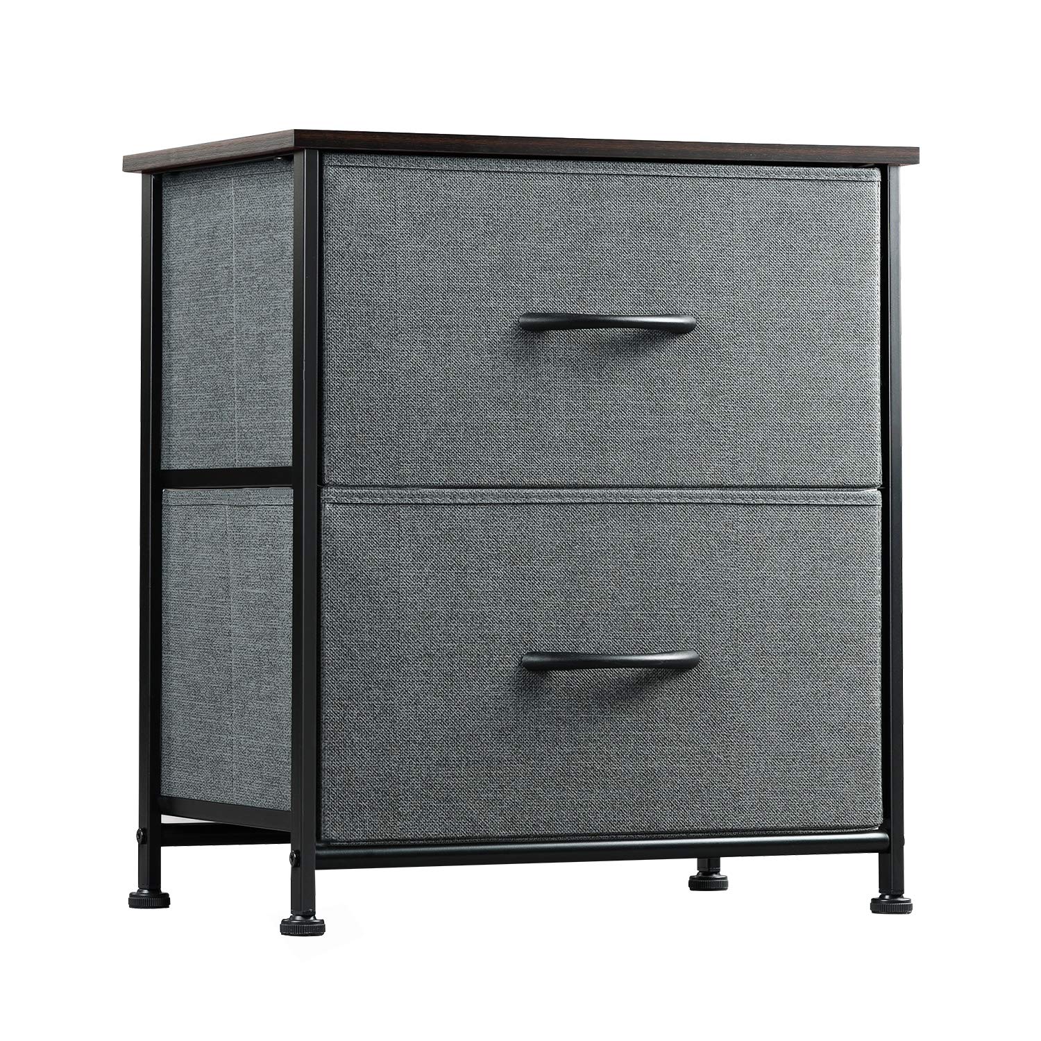 Wlive Nightstand With 2 Fabric Drawers B Buy Online In El Salvador At Desertcart