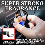 Perfa Car Air Freshener for Men Vent Clip Savage Strong Scent UK view 2