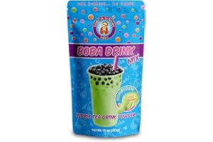 Premium HONEYDEW MELON Boba/Bubble Tea Drink Mix By Buddha Bubbles Boba 10 Ounces (283 Grams)