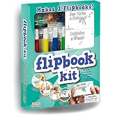 Fliptomania Make Your Own Flipbook: Ocean Life - Paper Stop Motion Animation Kit for Kids 6-12 and Creative Artists
