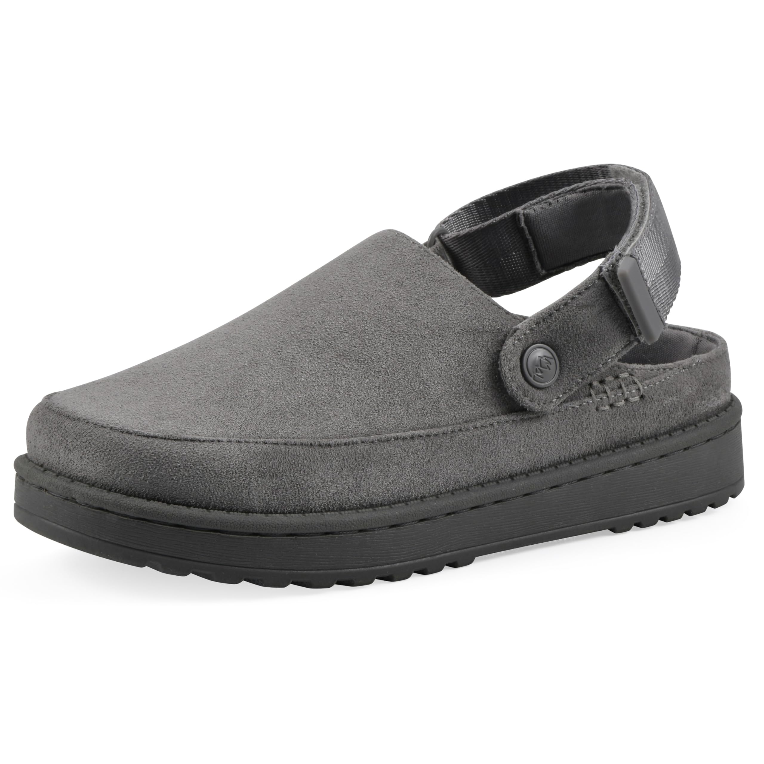 White Mountain Women’s Icebound Clog, Grey, 6.5 M