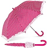 ShedRain Kids Umbrella for Boys & Girls - Pinch-Proof, Easy Grip Handle, Compact Children's Umbrella for School & Travel