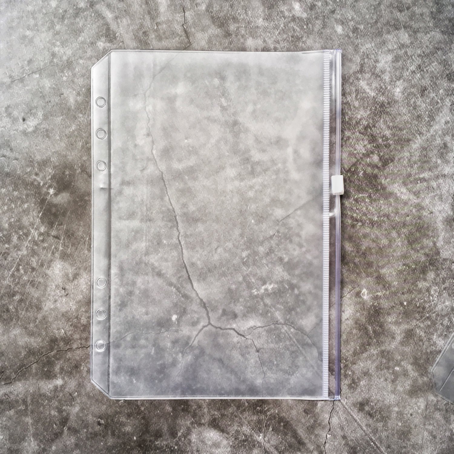 Zelten Refills/Loose Leaves for A5 Cover Ring Binder/Personal Organiser/Planner(A5 6 Holes, Zip Pocket 4 PCS) — image 1