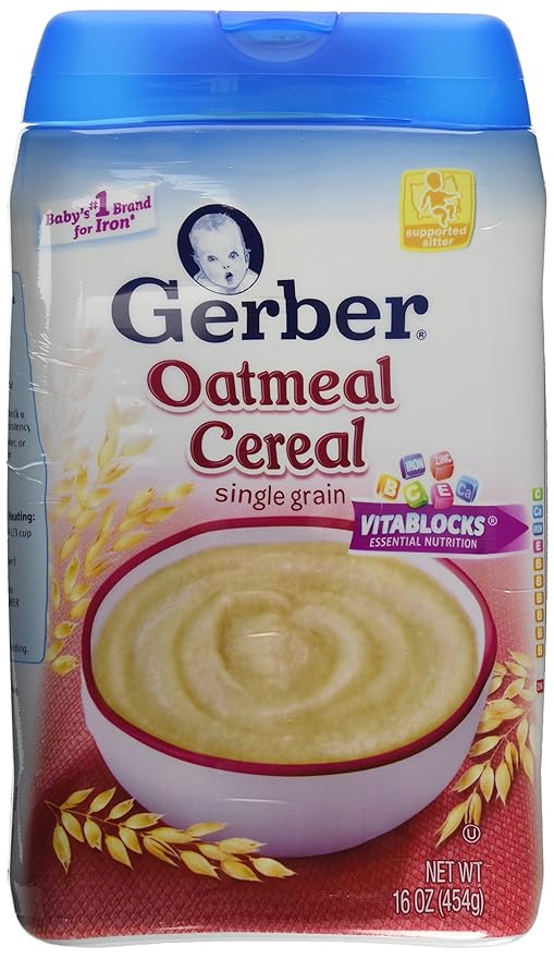 gerber oatmeal 16 oz