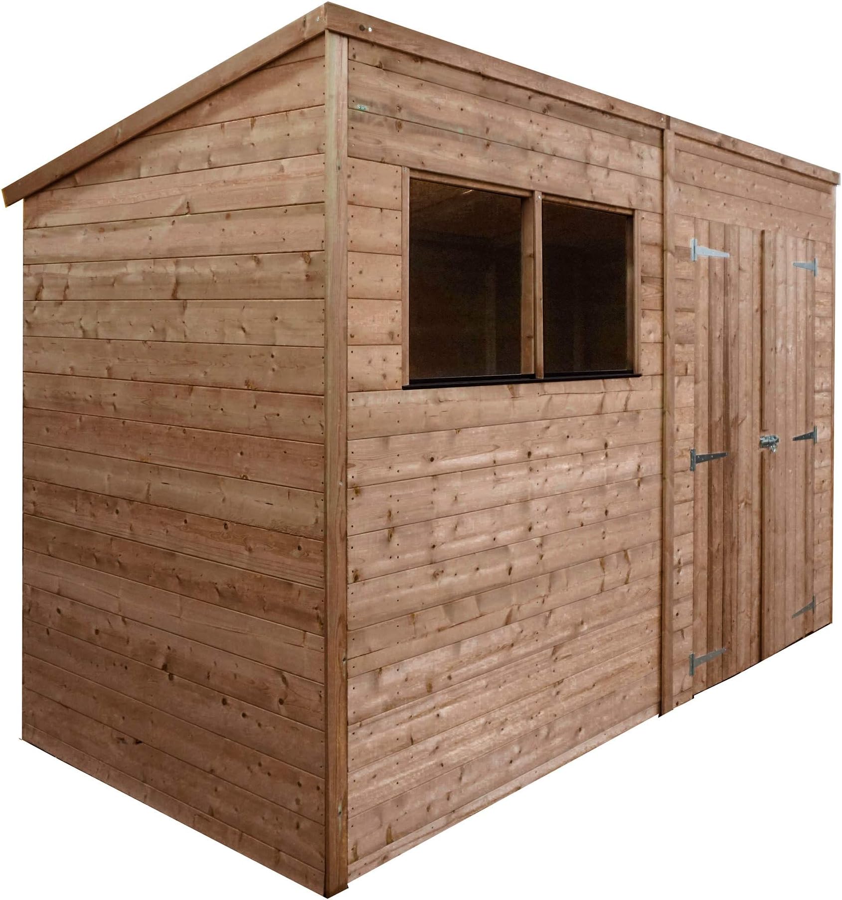 Waltons Wooden Garden Workshop Shed 10x5 Outdoor Storage Building, Shiplap, Pent Roof 10ft x 5ft