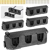 Ruppence 4-Pack Fishing Rod Holder with EVA Foam | Suitable for Garage, Wall Mounted Fishing Pole Holders, Vertical Fishing Rod Rack Storage for Boats, Garage, Wall, Ceiling