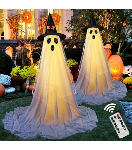 Set 4 Sottobicchieri Halloween - Strega, Luna Piena, Pipistrello E Scopa - Design UK