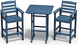 SERWALL Balcony Adirondack Chairs and Table 3