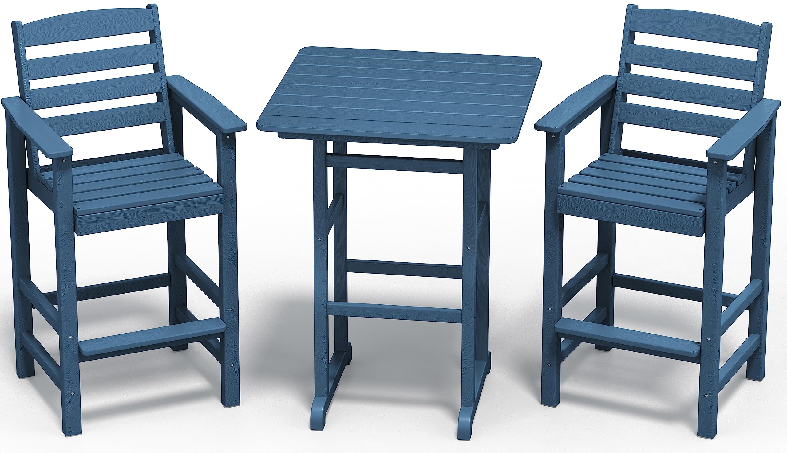 SERWALL Balcony Adirondack Chairs and Table 3