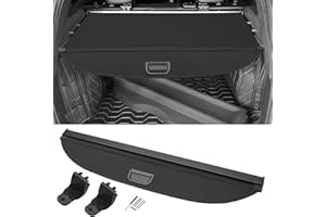 Motoforti Car Retractable Cargo Cover for Nissan Kicks 18-24 Rear Trunk Parcel Shelf Luggage Security Shield Shade, Canvas, W