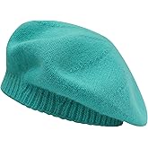 ZLYC French Beret Hat Fashion Print Lightweight Winter Warm Artist Hat for Women