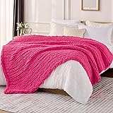 L'AGRATY Chunky Knit Blanket