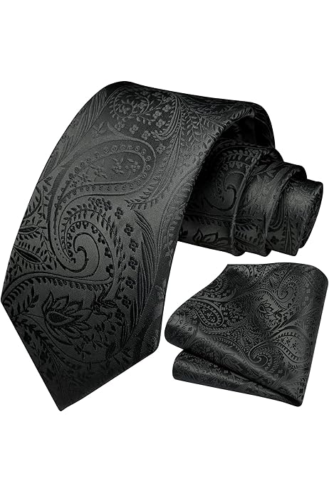 Cravatta Floreale Gradient Con Fazzoletto - Set Elegante Uomo - Foto 5