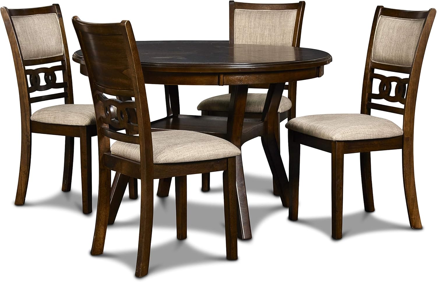 Amazoncom New Classic FURNITURE Gia Round Dining Set