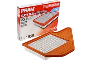 FRAM Extra Guard CA11050 Replacement Engine Air Filter for Select Chrysler, Dodge, Ram and Volkswagen (3.6L) Models, Provides