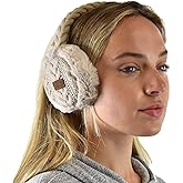 C.C Soft Winter Warm Adjustable Headband Ear Warmer Earmuffs