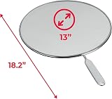 Metaltex Aluminium Mesh Splatter Screen Splash Guard 33cm Silver view 4