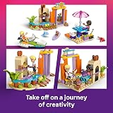 LEGO Friends 42672 2in1 Beach Travel Suitcase Plane 2 Dolls Dog Dolphin view 3