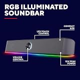 Trust Gaming GXT 1619 Rhox RGB Illuminated Soundbar 12W USB Powered view 2