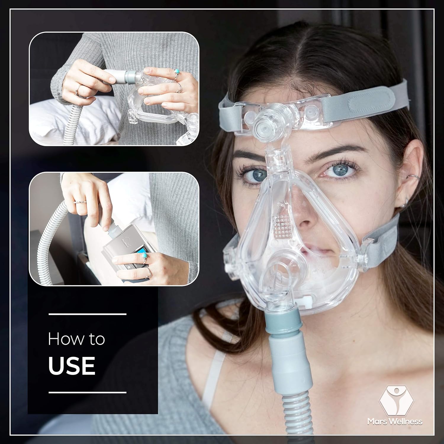 Premium Universal CPAP Tubing Hose 72" - 6 Foot - by MARS WELLNESS: Health & Personal Care