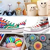 YITHINC 60 Color Acrylic Paint Pens Set for Rock Canvas Glass Wood view 7