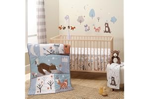 Bedtime Originals Sleepytime Bear Woodland 3-Pc Baby Nursery Crib Bedding Set