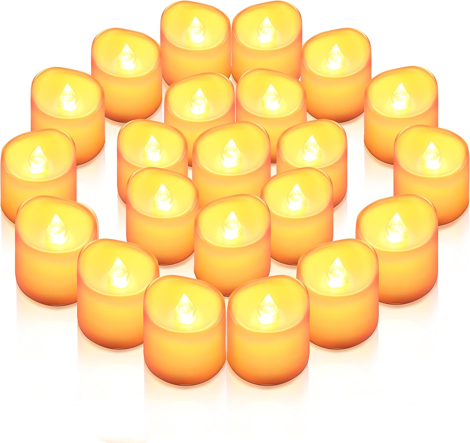 Oria Velas sin Llama LED Velas de Té, Vela Eléctrica Funcionan con