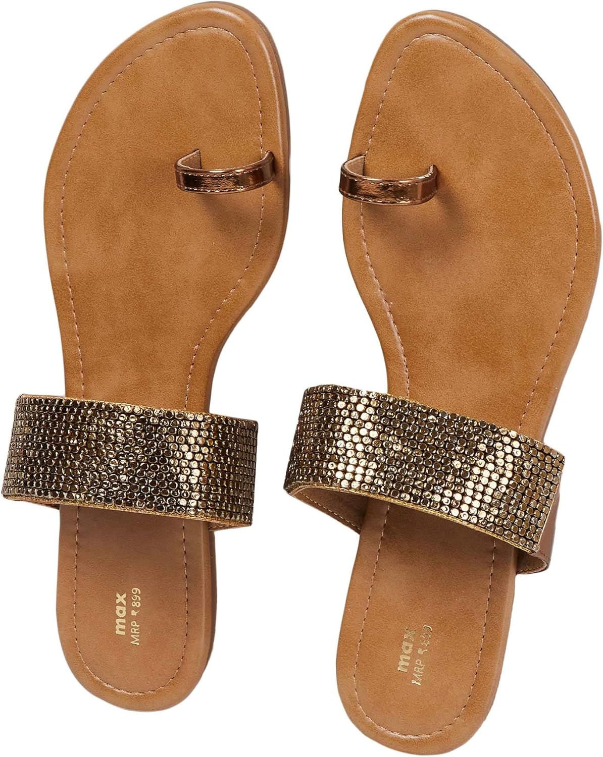 Buy Max Embellished ToeRing Flat Sandals at Amazon.in