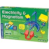 Thames &amp; Kosmos Electricity &amp; Magnetism Science Kit | 62 Safe Experiments Investigating Magnetic Fields &amp; Forces for Ages 8+ | Assemble Electric Circuits with Easy Snap-Together Blocks