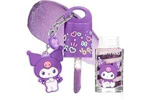 wet n wild My Melody and Kuromi Spiral Lip Gloss W/Keychain Charm - Punk Girl