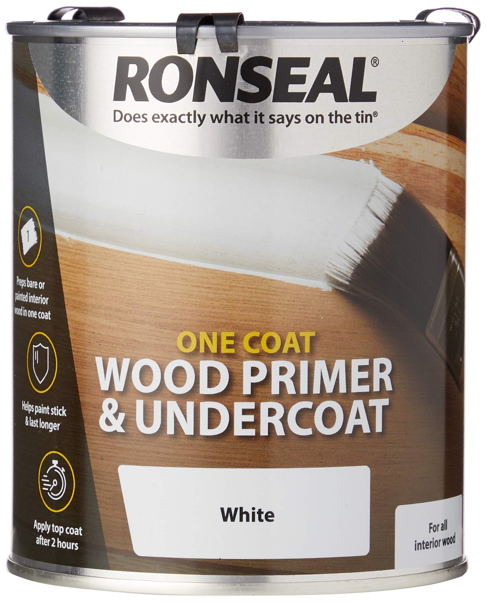 Ronseal One Coat Wood Primer and Undercoat 750ml