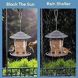 WLLKOO Bird Feeders for Outdoors 2 Pack Adjustable Hanging Plastic Bird Feeder view 4