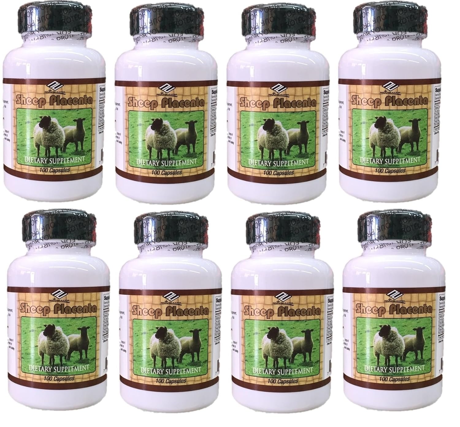 8 x Sheep Placenta Complex 100 Capsules, Make In USA, FRESH , New Item Good Product !!