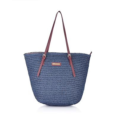 Caprese Wilma Womens Tote Bag (Navy)