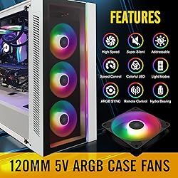 EZDIY-FAB Cube Fan Pro RGB Case Fan 120mm with Fan