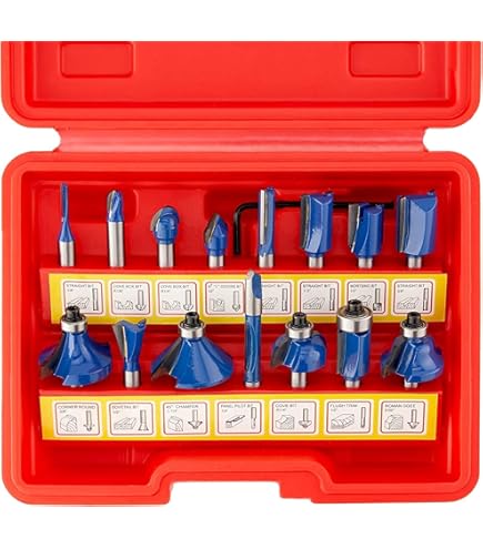 Fresa In Carburo Amana Tool 45650 | Punta Per Legno Con Cuscinetto, Taglio 3/8 Di Pollice