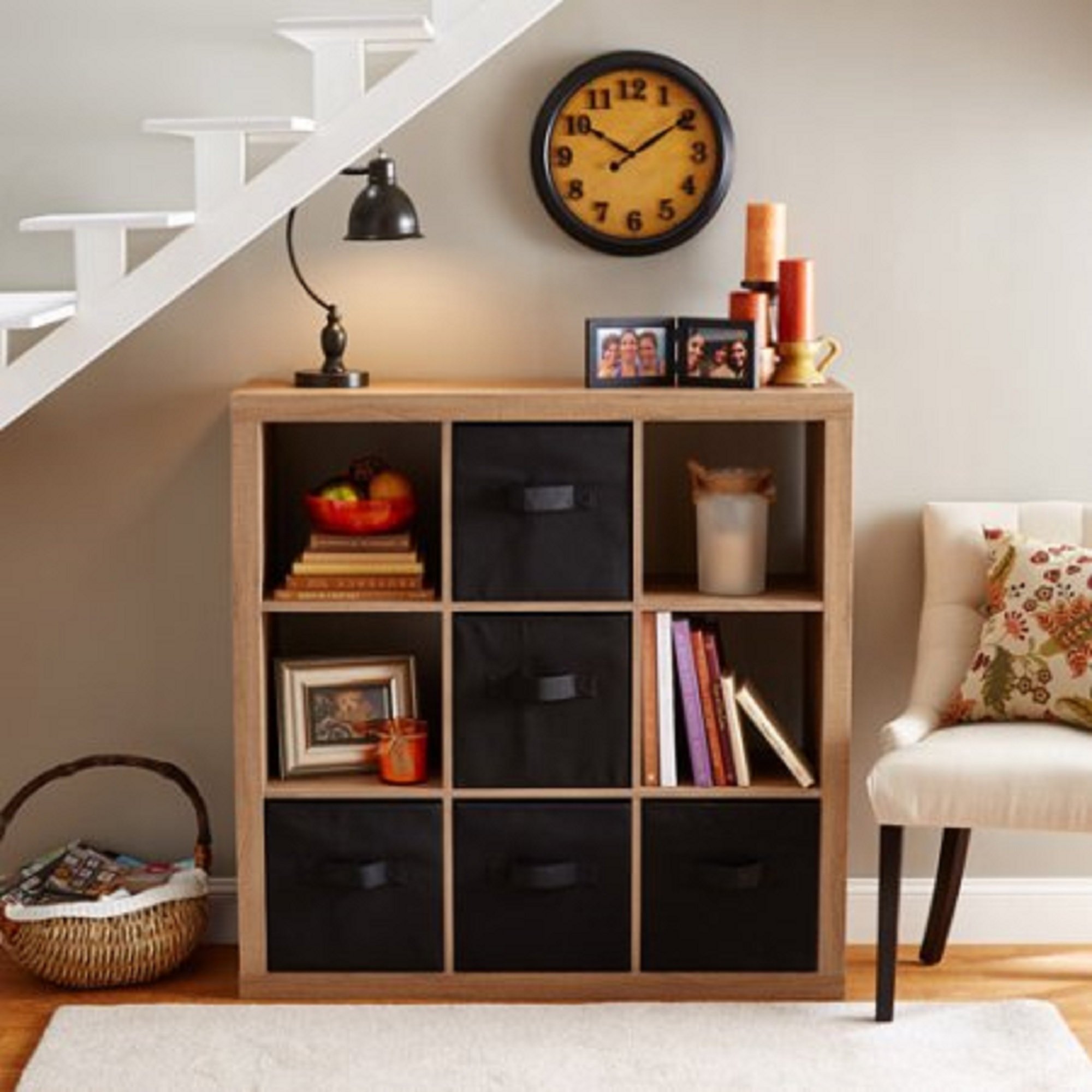 Better Homes and Gardens 9Cube Versatile Organizer Storage Bookcase (9