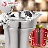 Netta Gravy Boat 500ml Stainless Steel Double Wall Insulated with Lid view 3