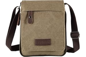 Sechunk Vintage Canvas Messenger Cross body bag Shoulder bag