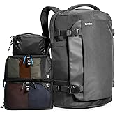 tomtoc Travel Backpack 40L and 3 Set Packing Cubes for Travel Essentials