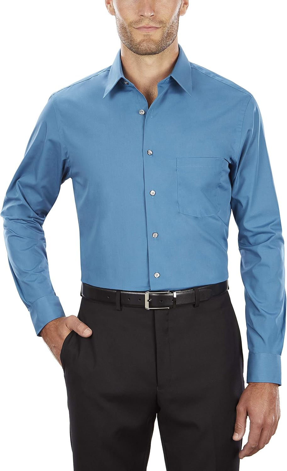 Van Heusen Men's Tall Fit Dress Shirts Poplin (Big and Tall) at  Men’s Clothing store