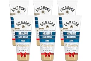 Gold Bond Healing Hand Cream, 3 oz., With Aloe, Moisture That Lasts Through Handwashing, Pack of 6