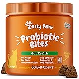 Zesty Paws Probiotic Bites for Cats - Gut Flora