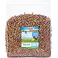 I LOVE WORMS Dried Black Soldier Fly Larvae (5lb), 100% Natural Non-GMO, Treat for Chickens, More Calcium Chicken Feed Than Mealworms