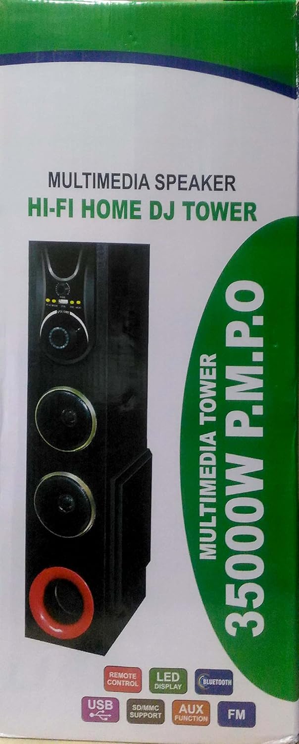 hi fi home dj tower 25000w